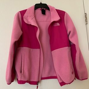 Pink north face jacket